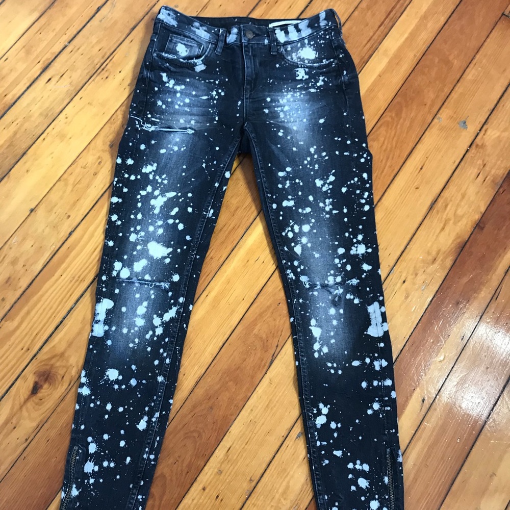 Splatter Paint Jeans